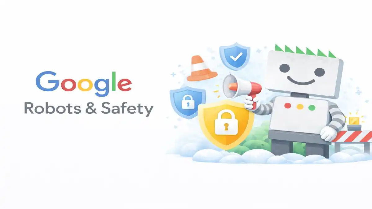 Illustration de la sécurité Google et de l'évaluation des sites web