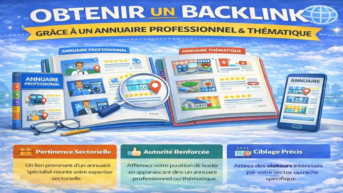 Annuaire Professionnel & Thématique : Guide Netlinking 2026