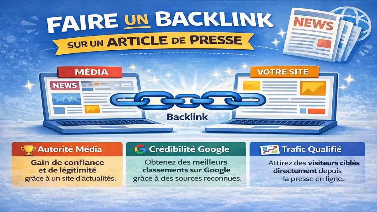 Backlink article de presse : SEO, avantages et bonnes pratiques