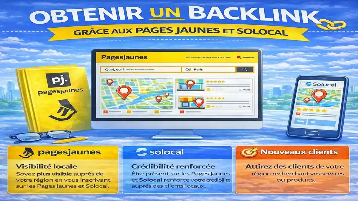 Pages Jaunes et Solocal : SEO local et backlinks pour 2026